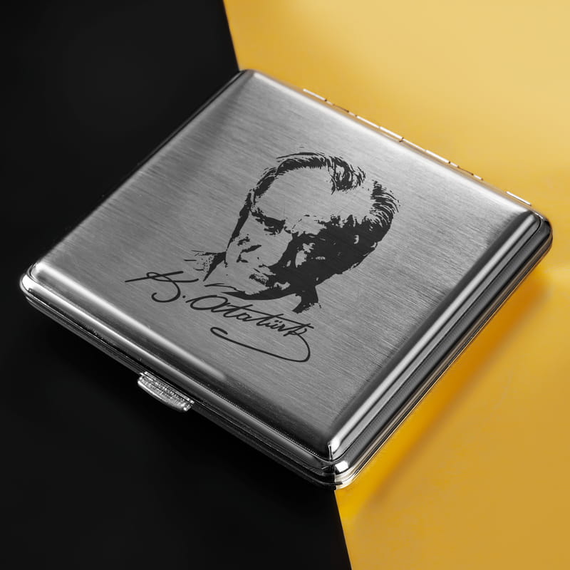 Atatürk İmzası Tasarımlı Sigara Tabakası