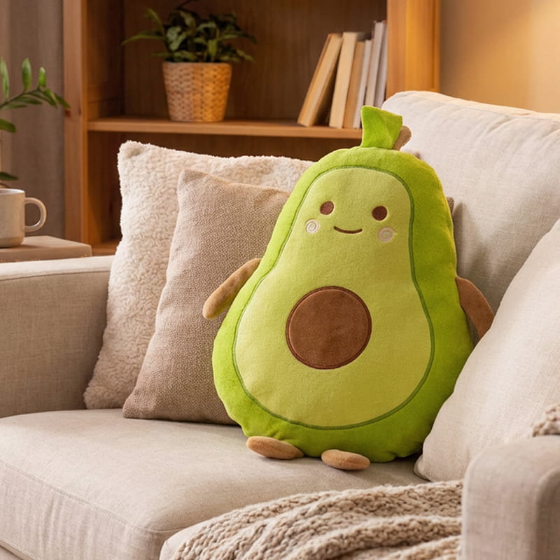 Avokado Peluş Yastık