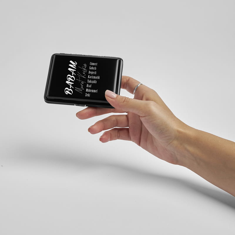 Babaya Hediye Kişiye Özel Sigara Tabakası