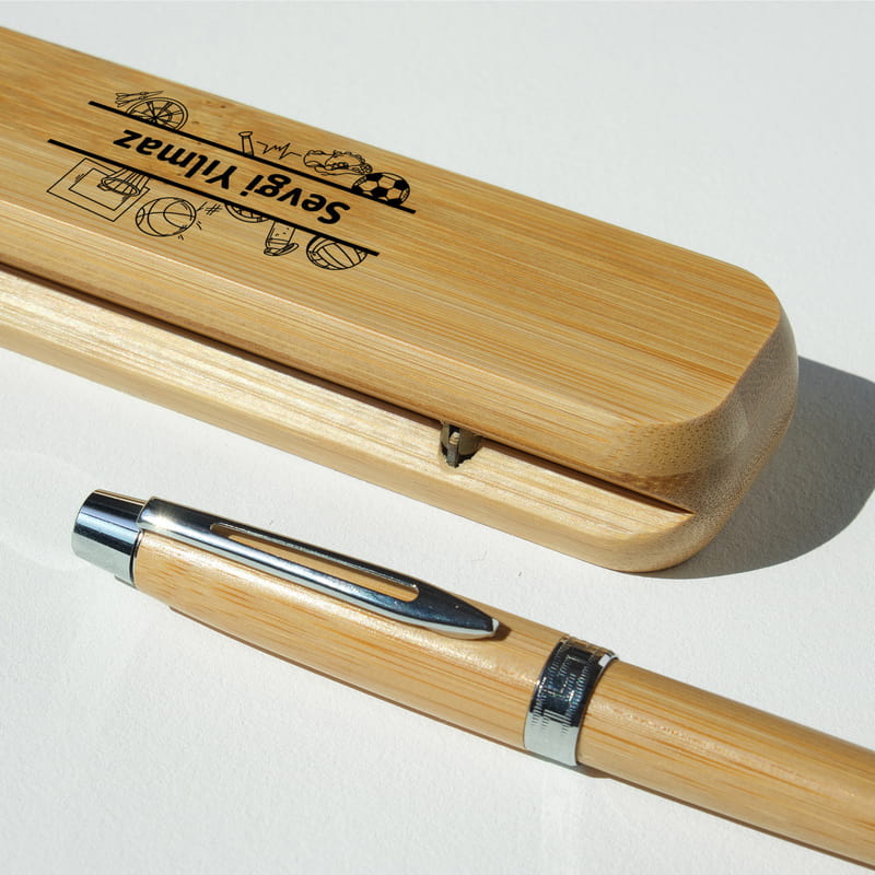 Beden Eğitimi Öğretmeni İsimli Ahşap Kutulu Kalem