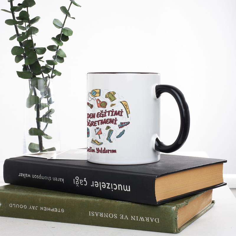 Beden Eğitimi Öğretmenine İsimli Kahve Kupası