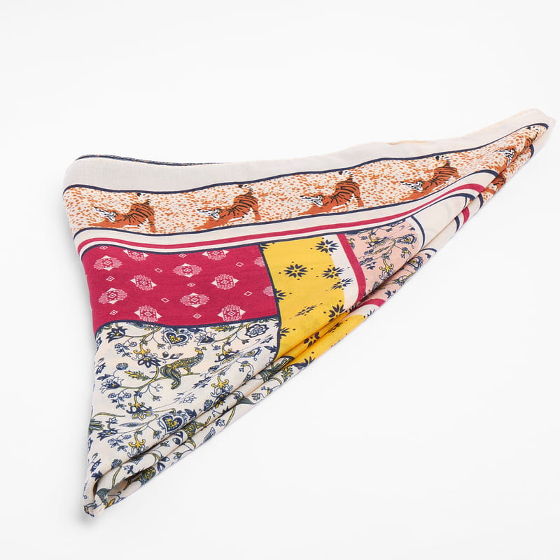 Bohem Tarz Çiçekli Fular Bandana