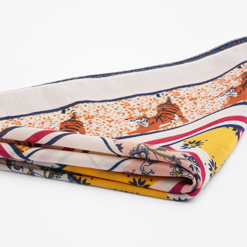 Bohem Tarz Çiçekli Fular Bandana