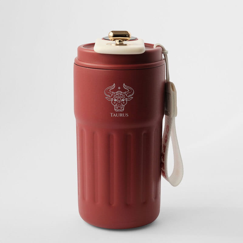 Burç Seçenekli Isı Göstergeli Kahve Termosu