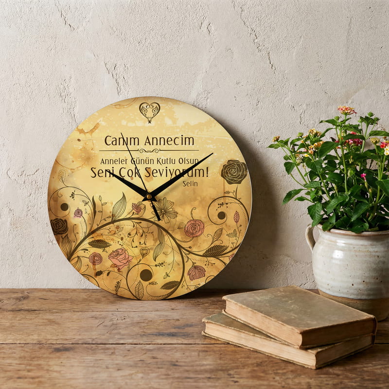 Canım Annem Duvar Saati