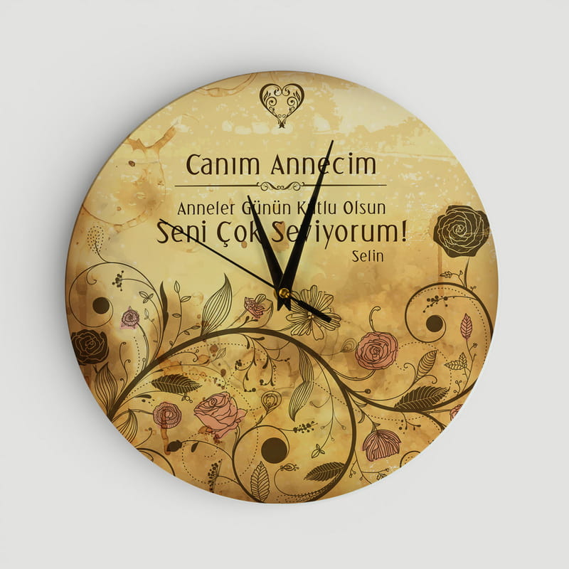 Canım Annem Duvar Saati