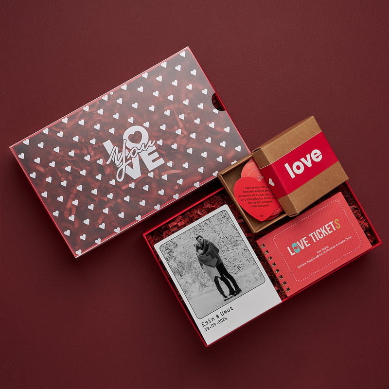 Çerçeveli Birlikte Yapılacaklar Sevgili Kutusu