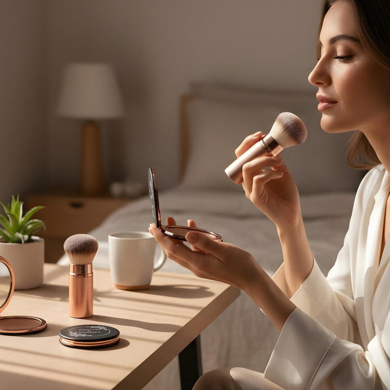 Çiftlere Özel İsim Özelleştirmeli Minimal El Aynası