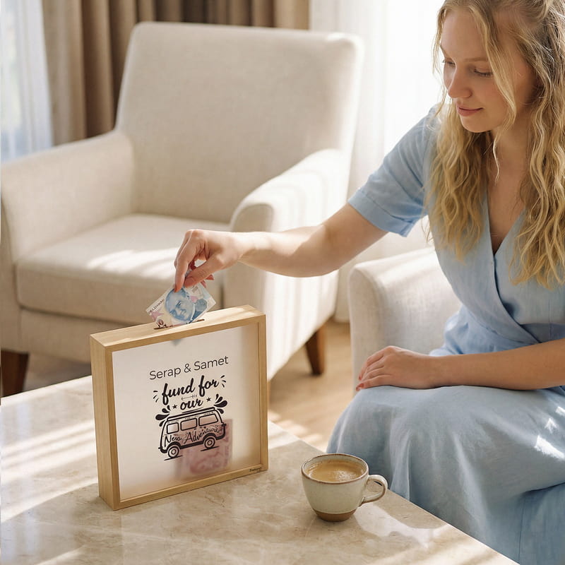 Çiftlere Özel İsimli Maceraya Başlangıç Birikim Kumbarası