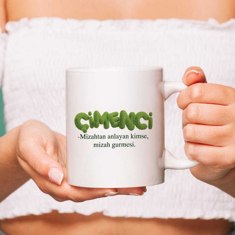 Çimenci Tasarımlı Kupa Bardak