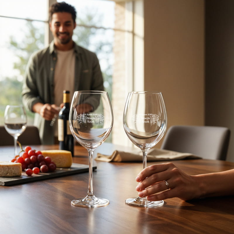 Doğum Günü Hediyesi Toscana Şarap Bardağı