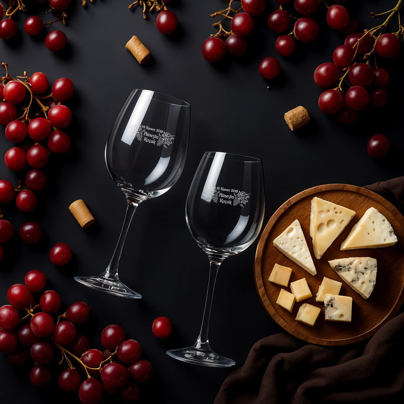 Doğum Günü Hediyesi Toscana Şarap Bardağı