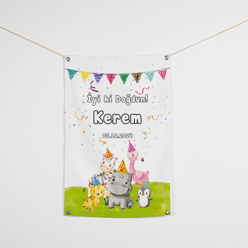 Doğum Günü Kutlama Posteri - 45 x 70 cm