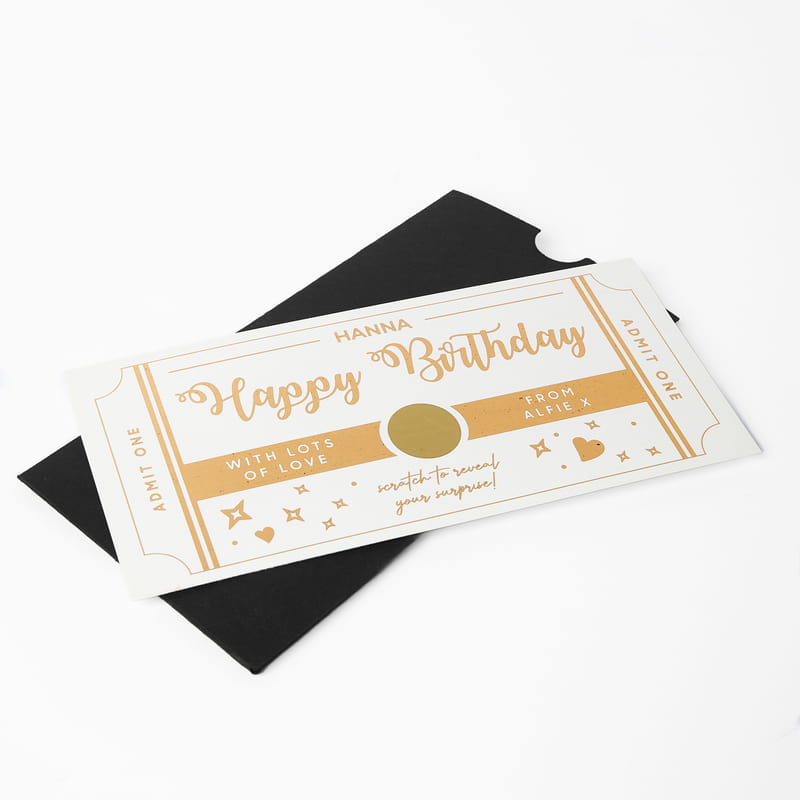 Doğum Günü Sürprizi Kazı Kazan Bilet