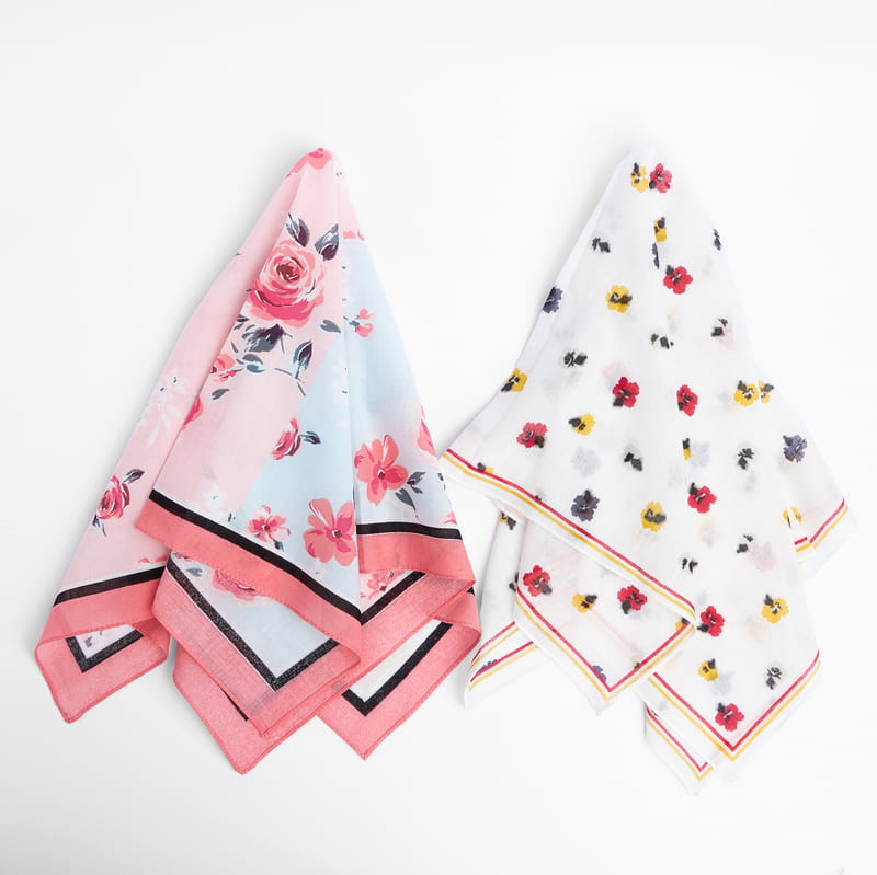 Dört Mevsim Desenler 4'lü Fular Seti