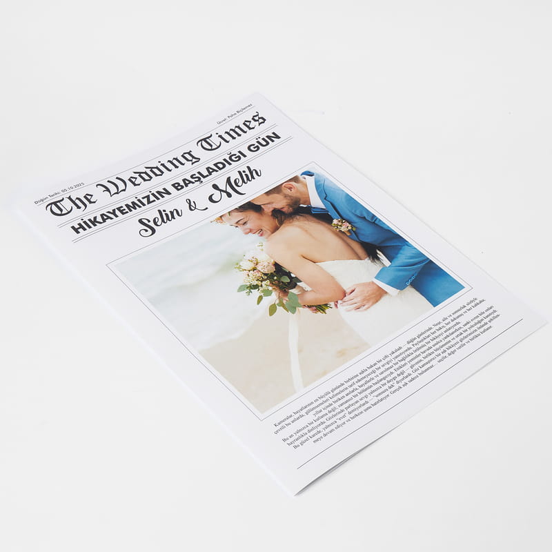 Düğün Anılarımız Aşk Gazetesi