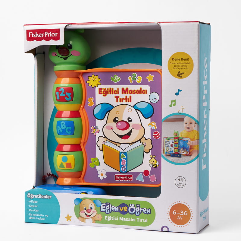 Eğitici Eğlen & Öğren İsimli Ahşap Oyuncak Kutusu