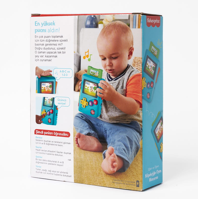 Eğitici Oyuncaklı İsme Özel Ahşap Oyuncak Kutusu