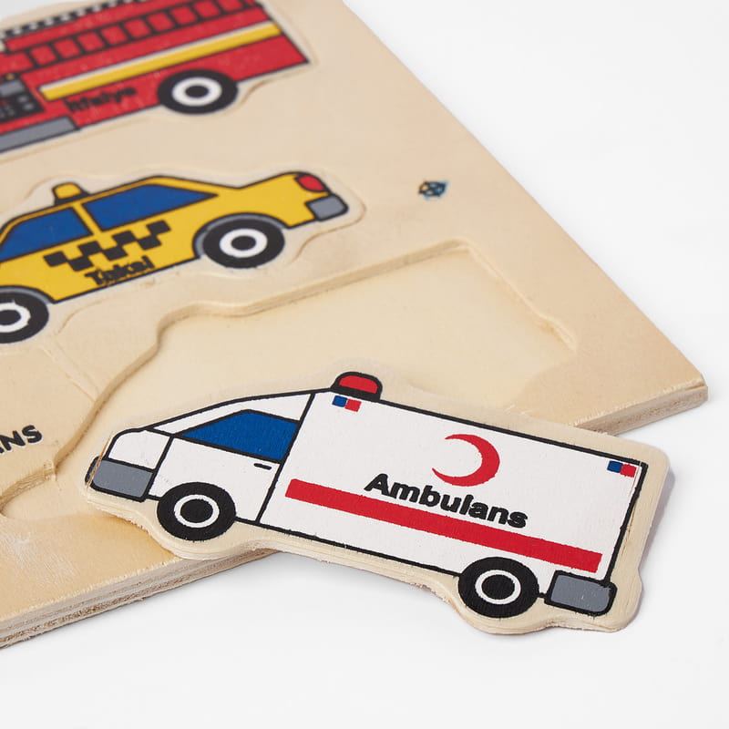 Eğitici Puzzle Setli Ahşap Oyuncak Kutusu