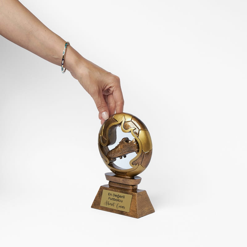 En Değerli Futbolcu Ödülü Dekoratif Krampon Biblo