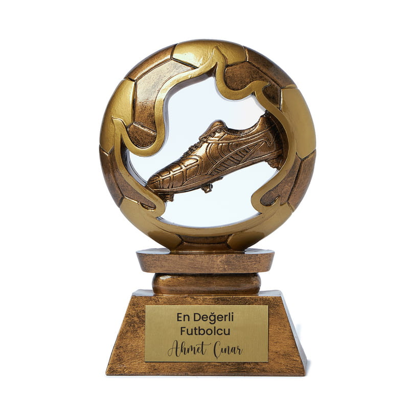 En Değerli Futbolcu Ödülü Dekoratif Krampon Biblo