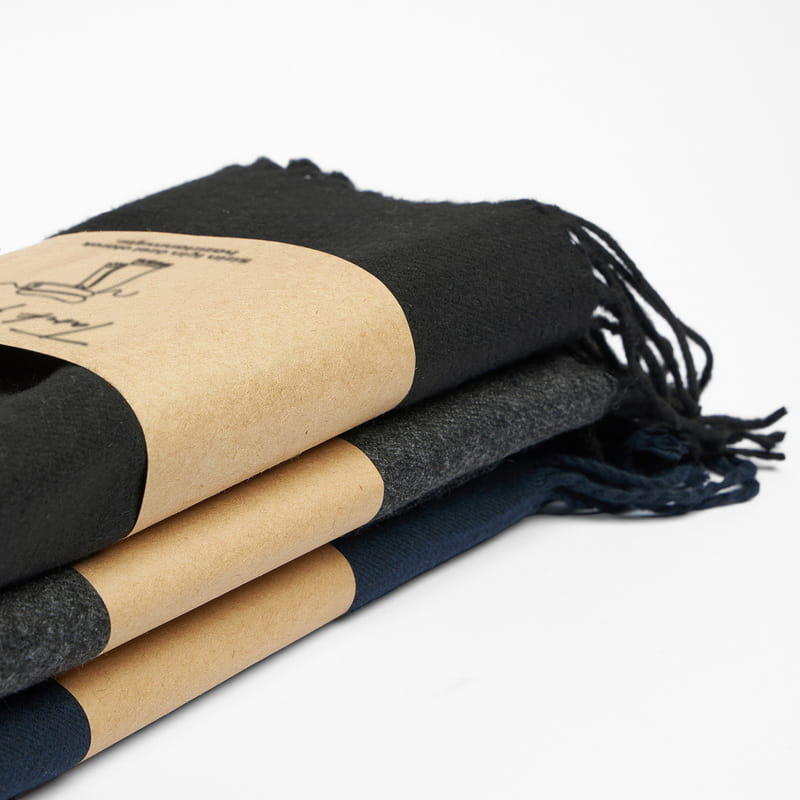 Erkeğe Özel İsim Yazılı Minimal Kuşaklı Atkı