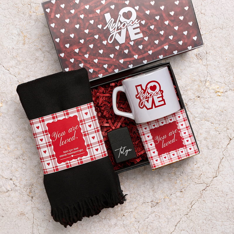 Erkek Sevgiliye Hediye LOVE Hediye Kutusu