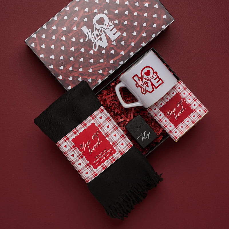 Erkek Sevgiliye Hediye LOVE Hediye Kutusu