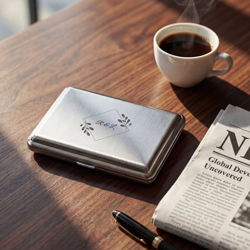 Floral Baş Harfler Özelleştirmeli Sigara Tabakası