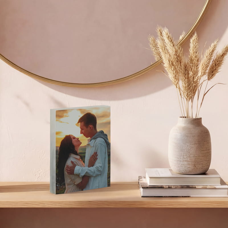 Fotoğraf Baskılı Akrilik Foto Blok Çerçeve - Çift Yönlü Baskı