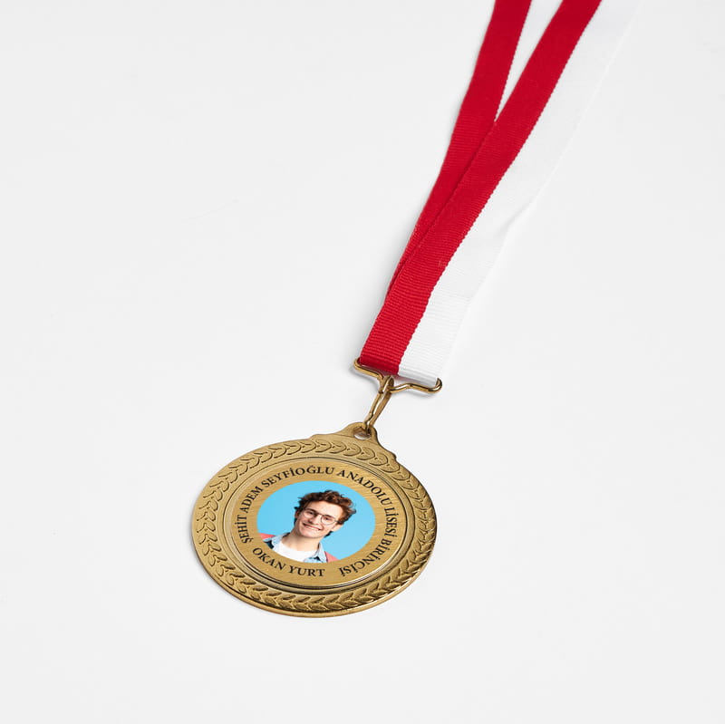 Fotoğraf Baskılı Altın Madalya
