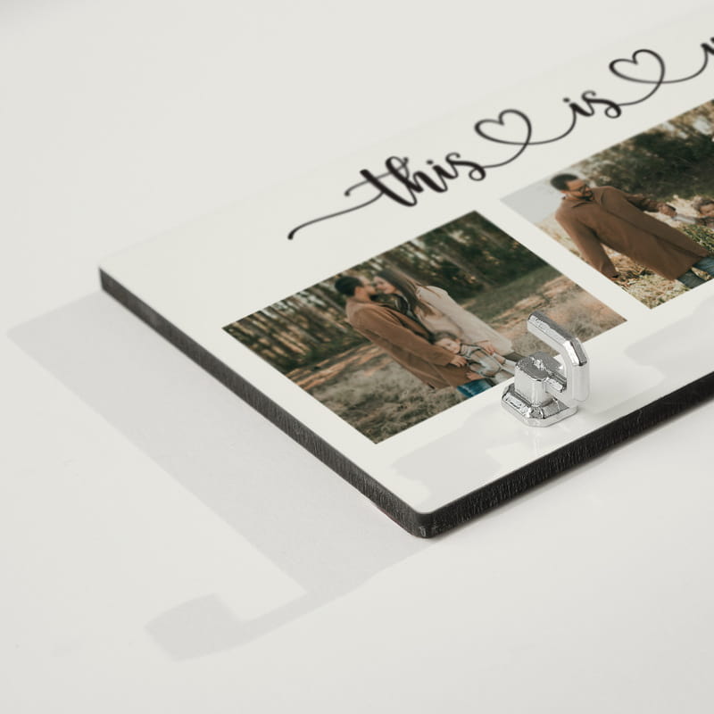 Fotoğraf Baskılı Duvar Anahtarlığı - 4 Askılı