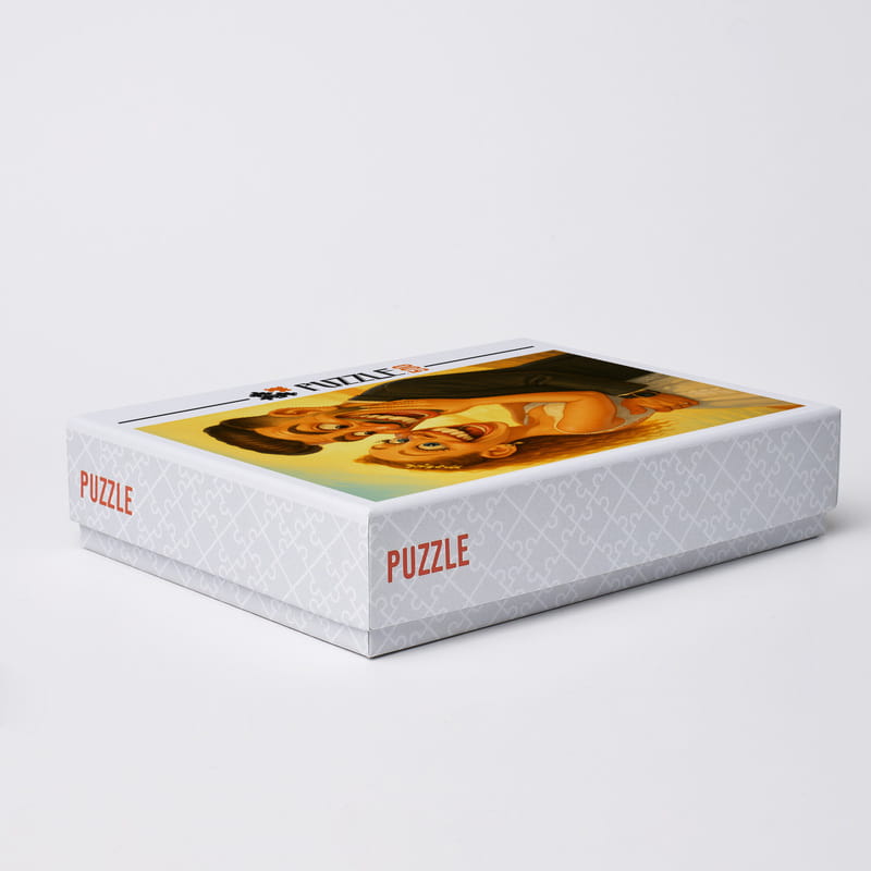 Fotoğrafınıza Özel Karikatür Baskılı 500 Parça Puzzle