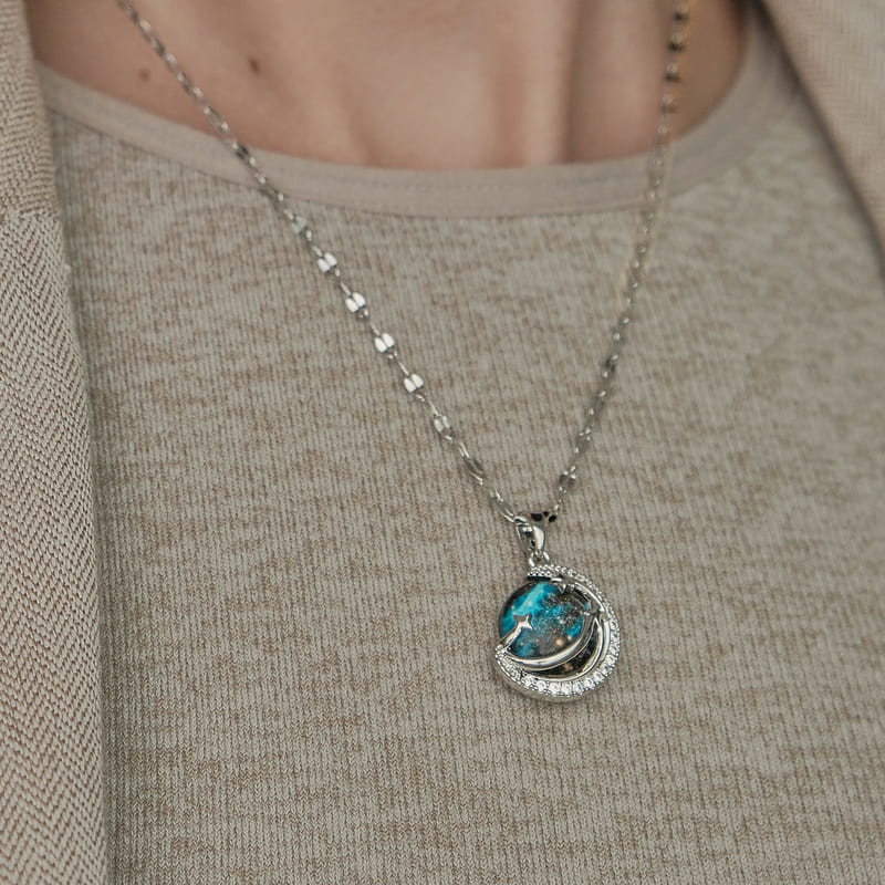 Galaksi Temalı Kadın Kolye