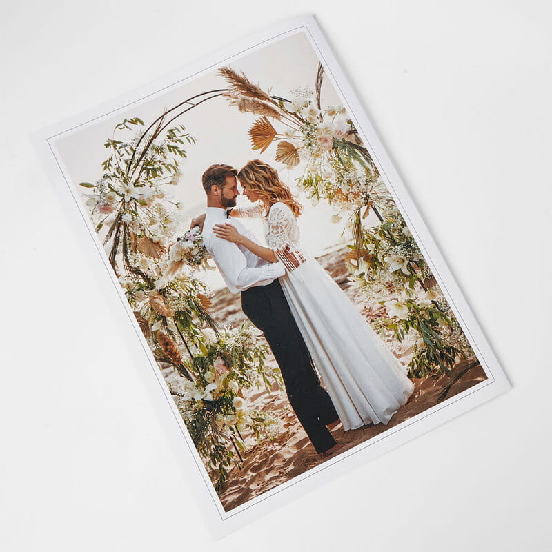 Gazete Tasarımlı Hatıralık Düğün Davetiyesi