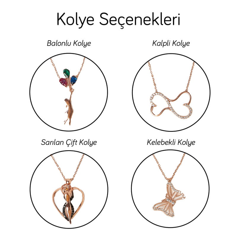 Gümüş Kolye Seçenekli İyi ki Sen Hediye Kutusu