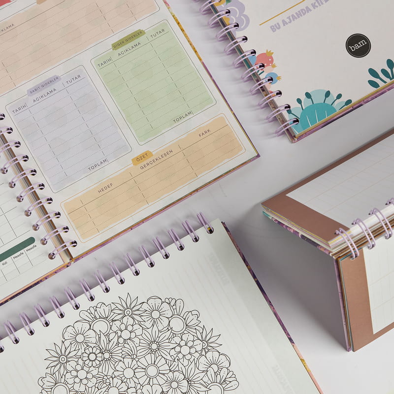 Hayallerinin Peşinden Git Tasarımlı Konuşan Ajanda