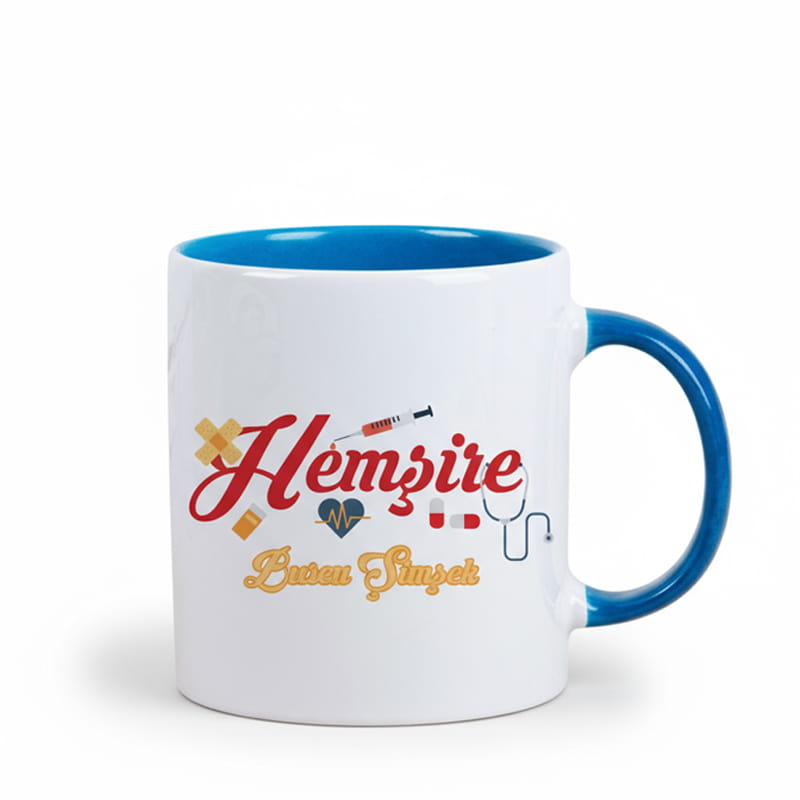 Hemşirelere Özel Tasarımlı Kahve Kupası