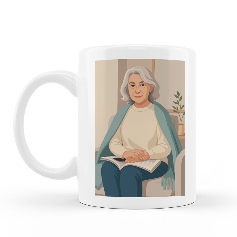 İllüstrasyon Fotoğraflı Kupa Bardak