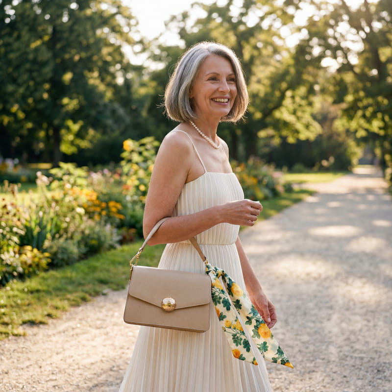 İncili Kolyeli 3’lü Şık Fular Hediye Seti