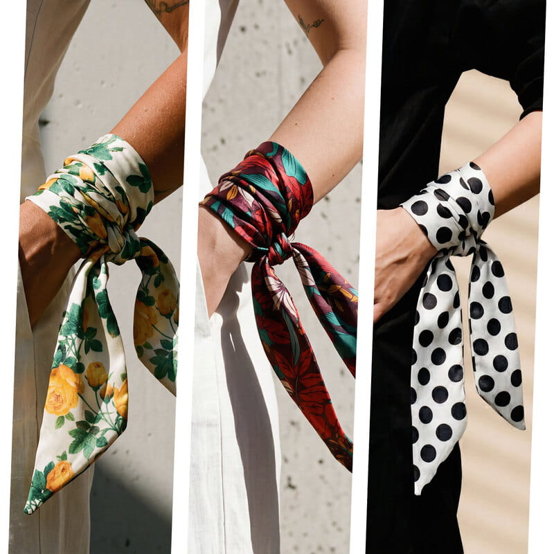 İncili Kolyeli 3’lü Şık Fular Hediye Seti