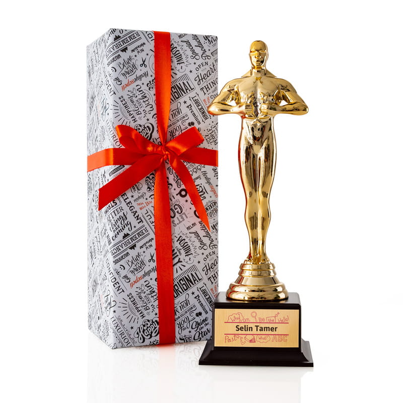 İngilizce Öğretmeni İsim Baskılı Oscar Ödülü