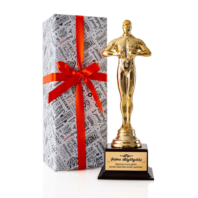 İsim ve Mesaj Özelleştirmeli Oscar Ödülü