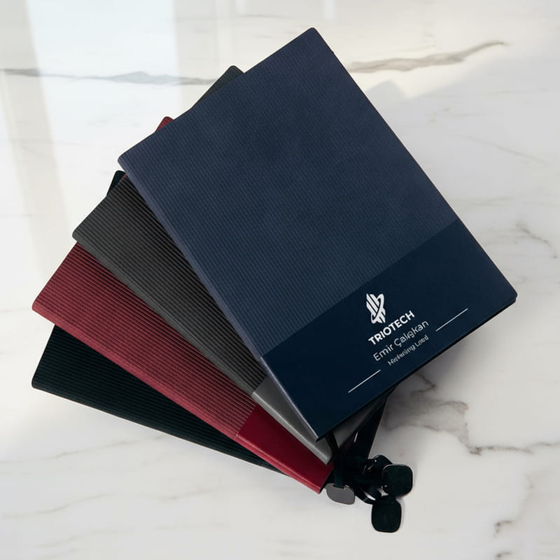 İsim ve Unvan Özelleştirmeli Logo Baskılı Defter