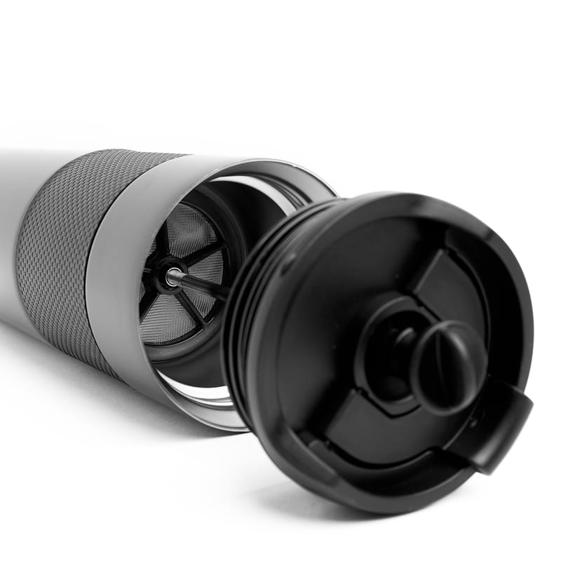 İsim Yazılı Hediye French Pressli Çelik Termos