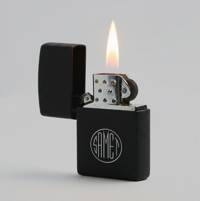 İsim Yazılı Metal Benzinli Çakmak