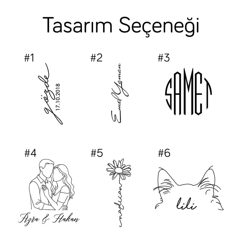 İsim Yazılı Siyah Çelik Termos Kupa