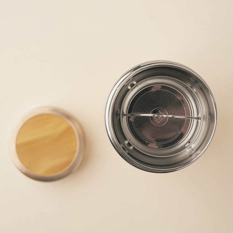 İsme Özel Bambu Çelik Termos - Tasarım Seçenekli