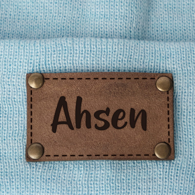 İsme Özel Deri Etiketli Kışlık Bere