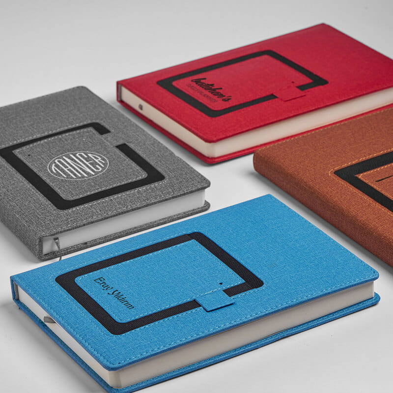 İsme Özel Günlük Planlayıcı Cepli Ajanda - Deri Kaplama